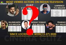 Thalapathy Vijay most viewed actor on indian television? Thalapathy Vijay most viewed actor on indian television?